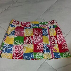 Colorful Turtle Print Skirt